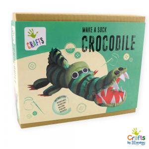 Andreu toys направи си крокодил от чорапче