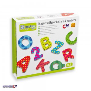 Andreu toys Магнитни букви и цифри
