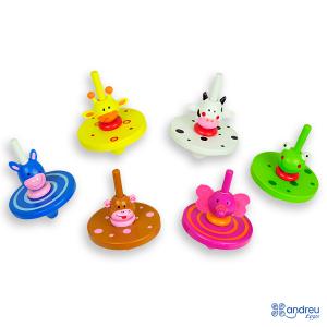 Andreu toys Дървен пумпал Животни