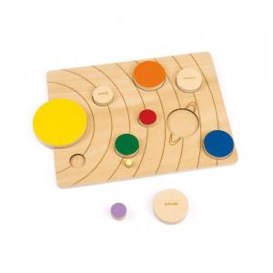 Andreu toys Дървен пъзел Слънчева система