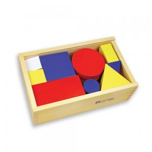 Andreu toys комплект дървени, геометрични блокчета Andreu toys комплект дървени, геометрични блокчета
