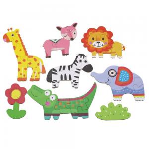 Andreu toys 6 пъзела в кутия Джунгла