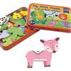 Andreu toys 6 пъзела в кутия Джунгла