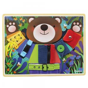 Andreu toys Монтесори дъска Облечи мечето