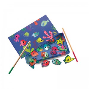 Djeco Магнитен риболов Colored fishing