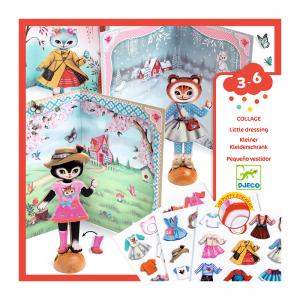 Djeco Комплект със стикери Little Dressing