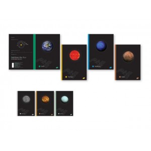 Тетрадка A5 формат Planets