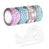 Блестящо, декоративно тиксо WASHI TAPE