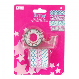 Блестящо, декоративно тиксо WASHI TAPE