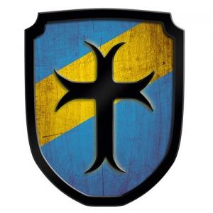 Дървен щит Cross