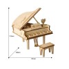 Robotime Дървен 3D пъзел Grand Piano