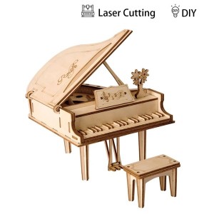 Robotime Дървен 3D пъзел Grand Piano