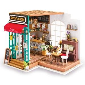 Къщичка за сглобяване с осветление Simon's Coffee