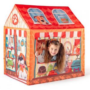 Woodyland Детска къщичка за игра - магазин за домашни любимци