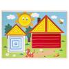 Woodyland Дървена мозайка Цветове и форми